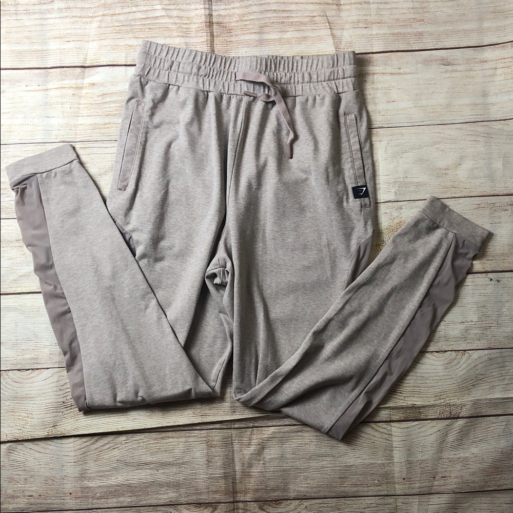Gymshark Lightweight Taupe Track Joggers